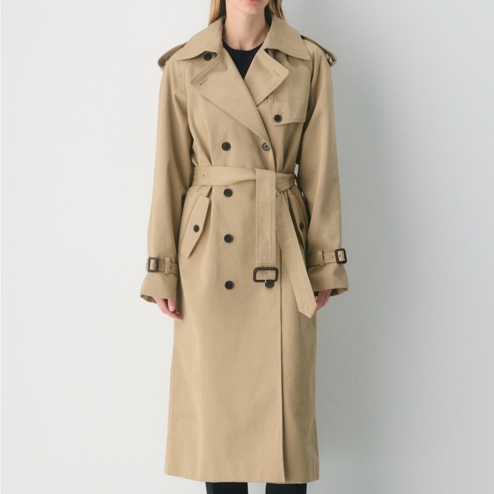 The Virtue Trench Coat - Rich Twill Relaxed-fit cotton twill trench coat